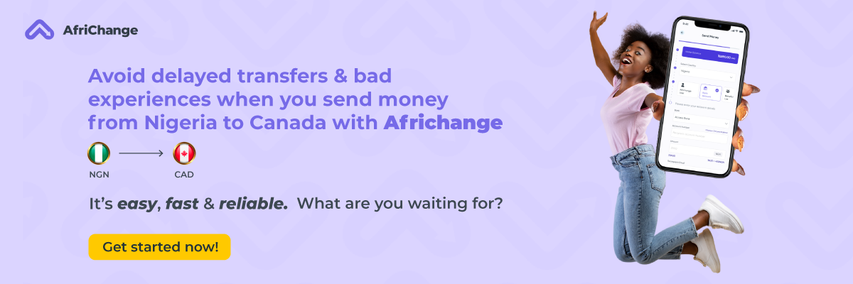 Zero charges when you send and receive money from Nigeria to Canada with Africhange