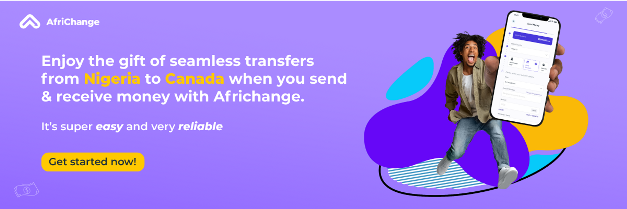 Enjoy seamless Money Transfers from Nigeria to Canada with Africhange