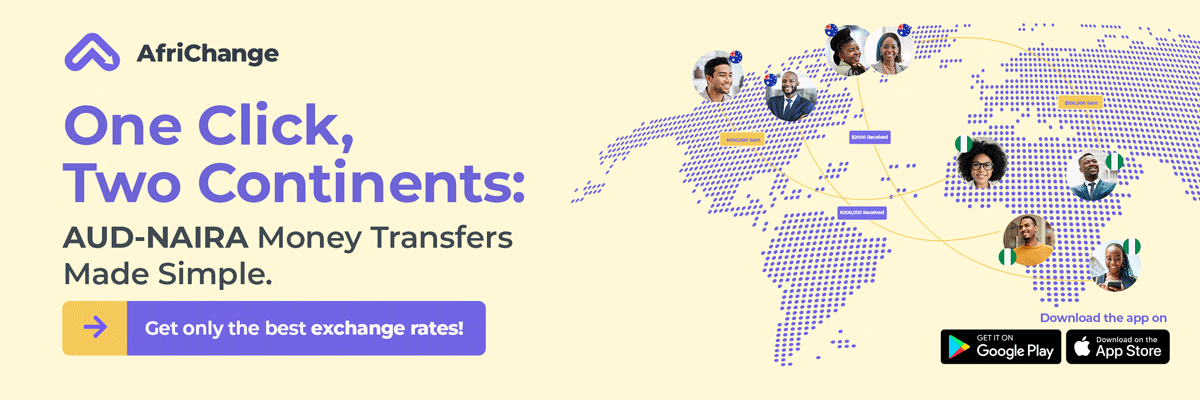 Transfer Australian dollar and Nigerian naira with ease on Africhange