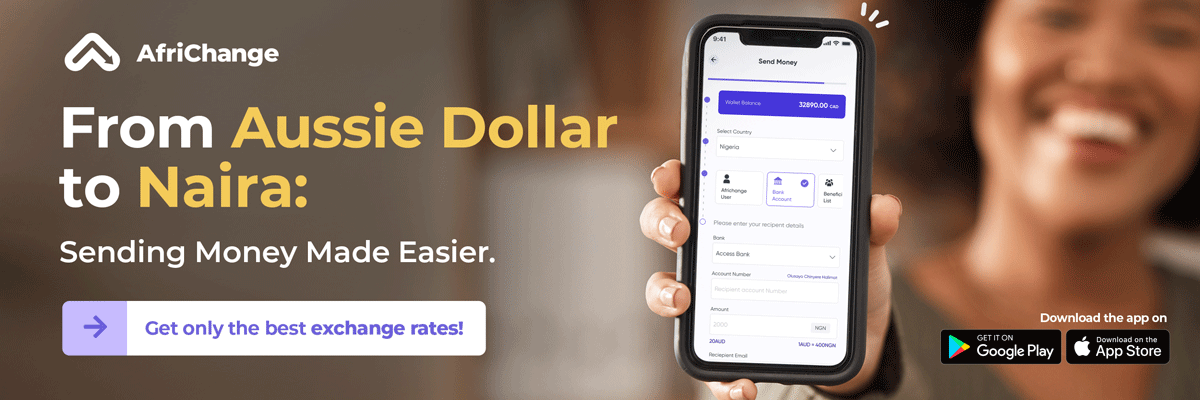 Send and receive money from Australia in Nigeria