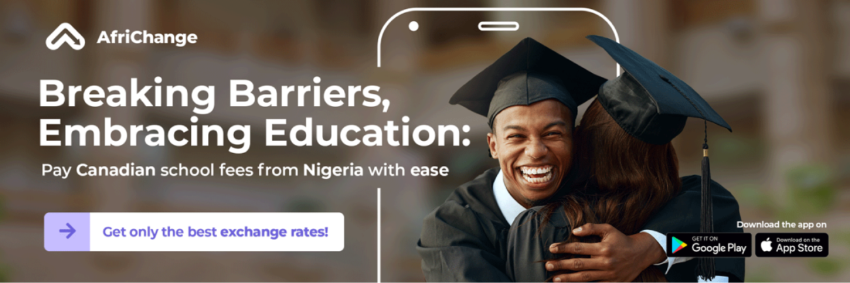 Pay Canadian school fees using the best rates on Africhange