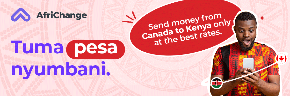 Send money from Canada to Kenya at the best rates with Africhange