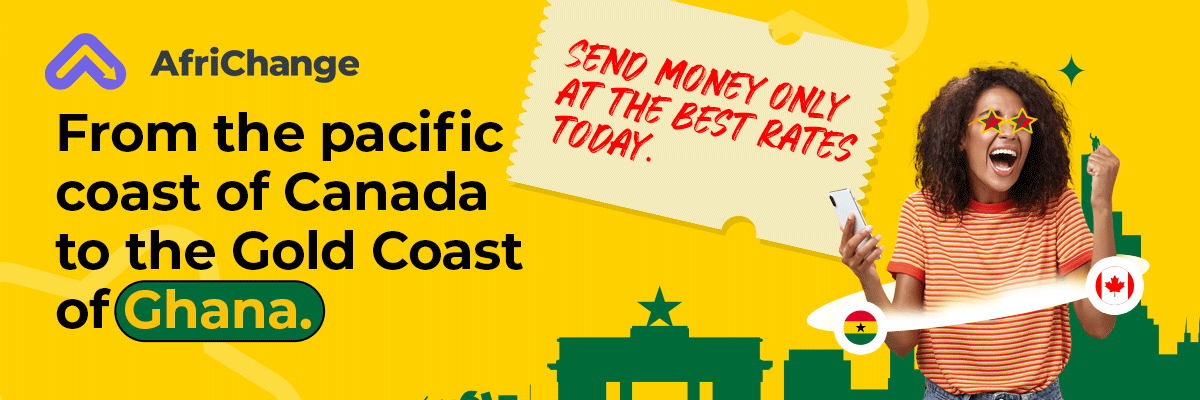 Send money from Canada to Ghana with the best rates