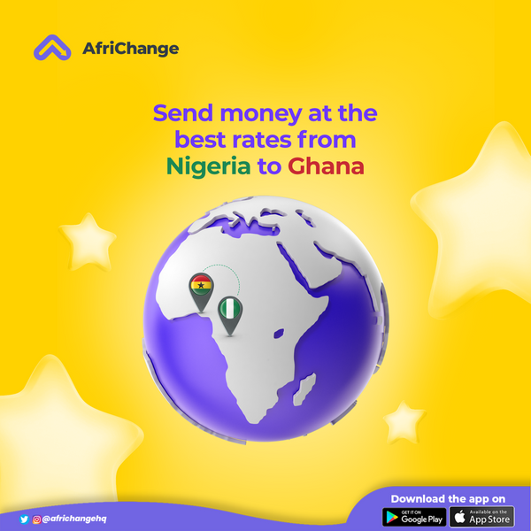 Send money to Ghana from Nigeria at the best rates